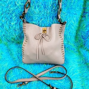 BEUTIFUL REBECCA MINKOFF PEBBLE LEATHER SHOULDER CONVERTIBLE CROSSBODY